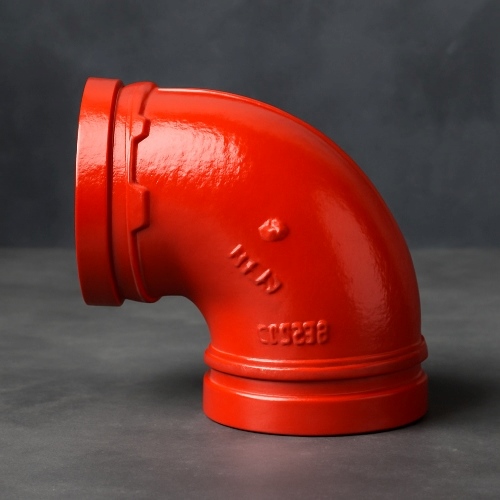 Колено под муфту грувлок ковкий чугун 90 ДУ 200 (ДН 197) 8