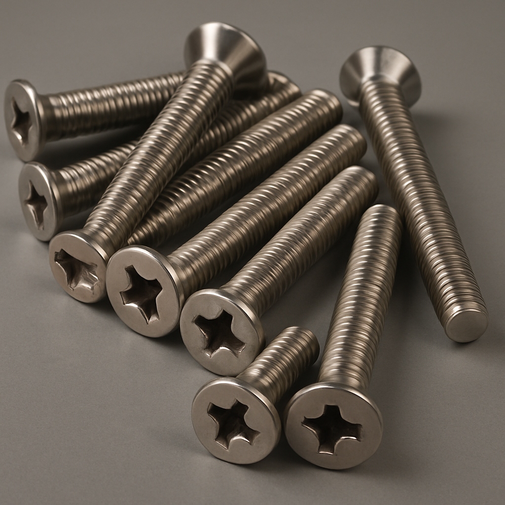 Винт дюралюминиевый М8 шаг резьбы 1,25 мм Д1П ГОСТ 1759.0-87