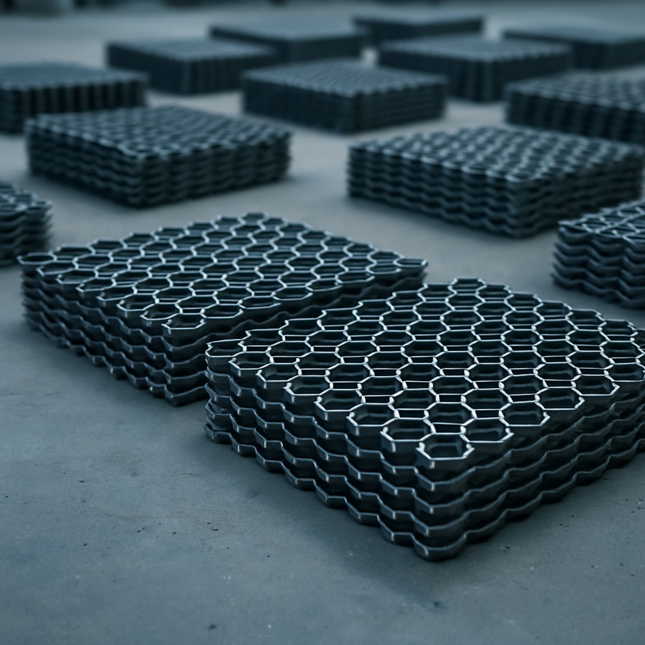 Гексагональная сетка HM-01/02 (500х500х20х2) AISI 310S