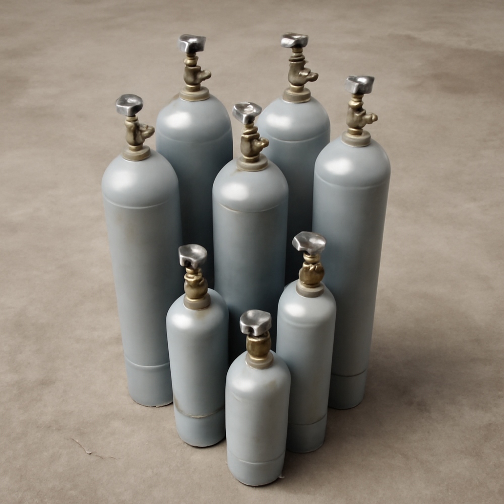 Пропан (C3H8) 50 % + Азот (N2) ост. в баллоне 2 л. сталь, вентиль латунь