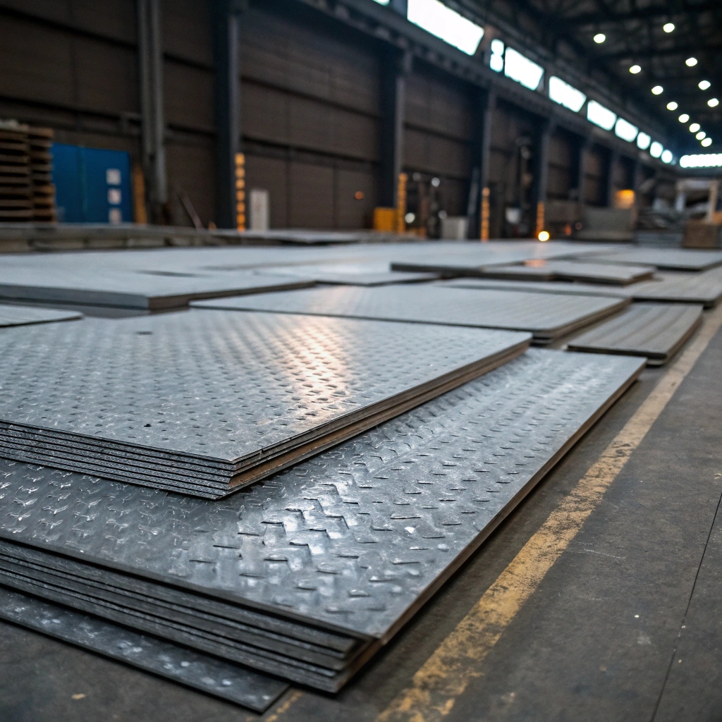 Лист стальной рифленый чечевица 5х700 мм Ст1кп ГОСТ 8568-77